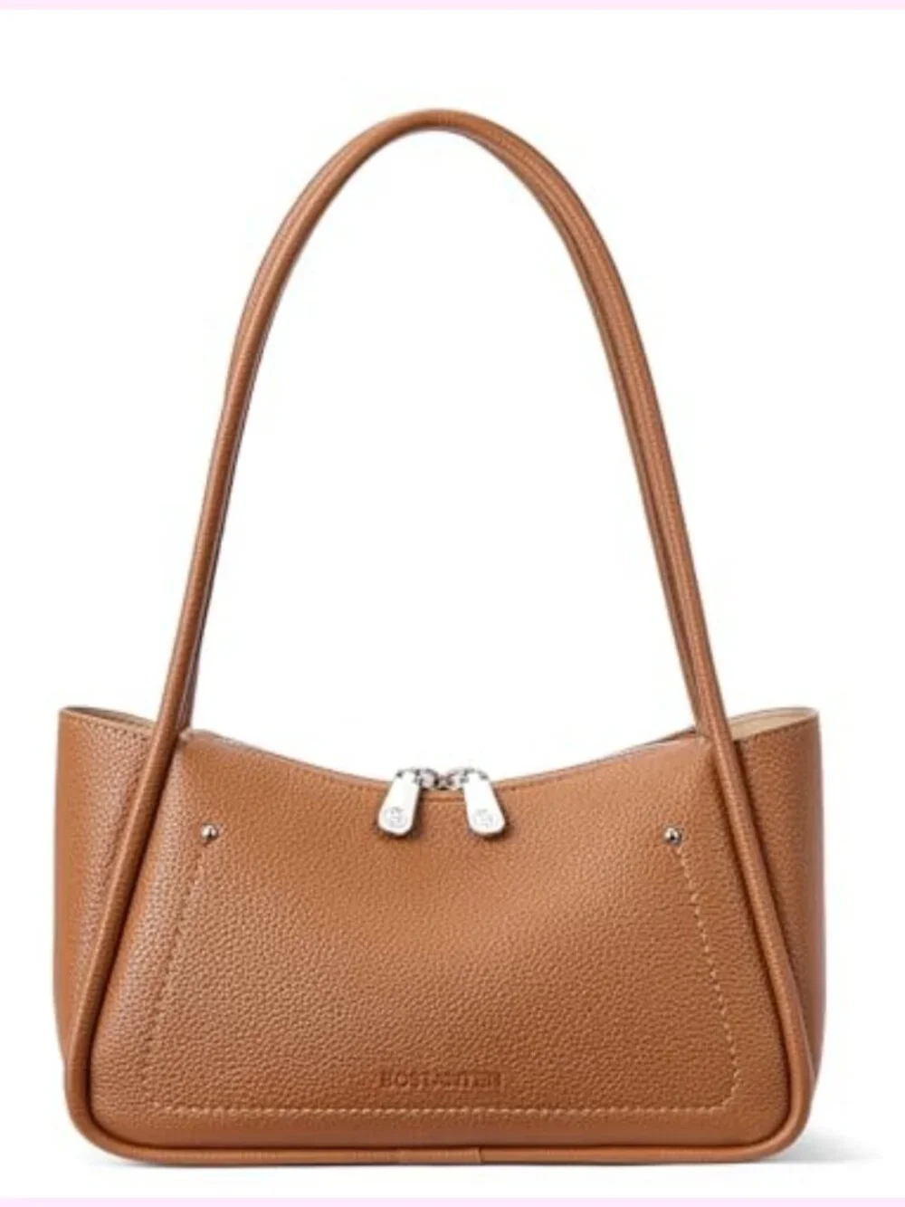 Small Vegan Leather Hobo Handbag Shoulder Purse Winter Bag